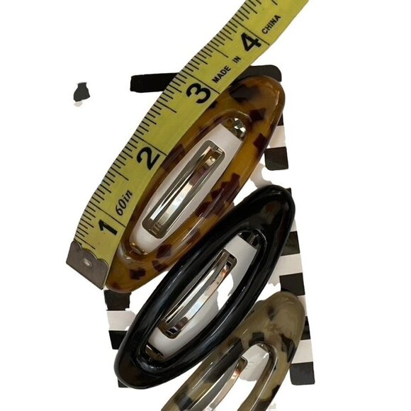 Gimme 3 Fashion Large Oval Barrettes - Picture 4 of 4